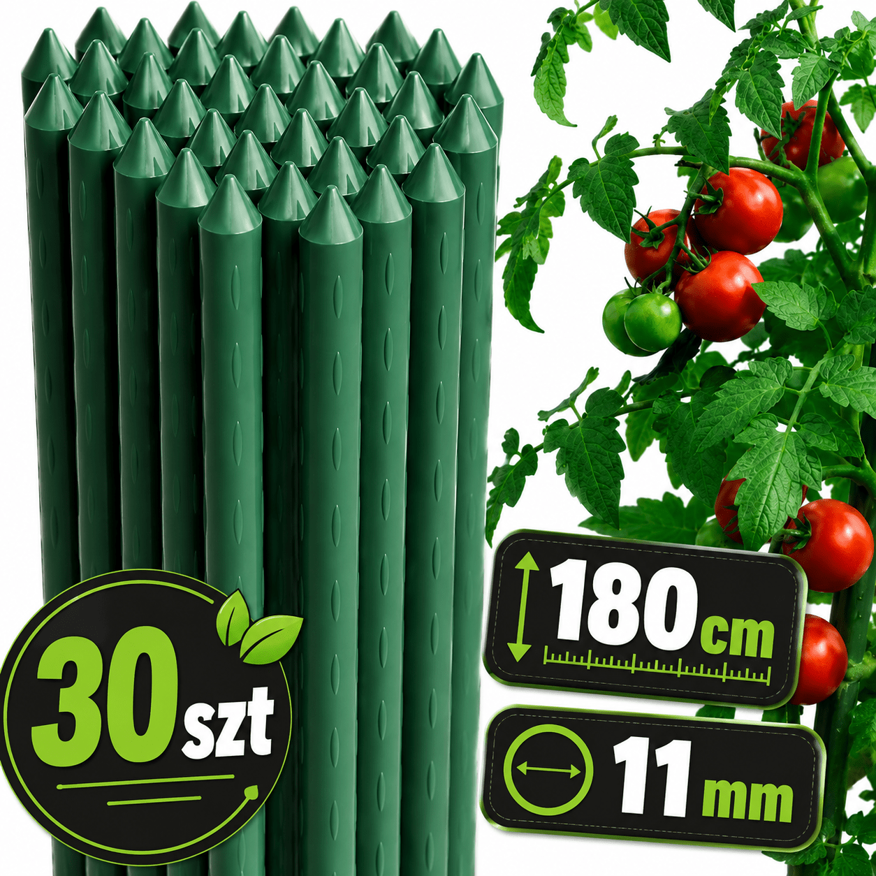 Tomaten-Rankhilfe, 180 cm für Balkon und Garten – Hauptansicht