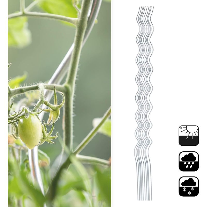 Tomaten-Rankhilfe, 20 Stück für Garten und Balkon – Detailansicht 14