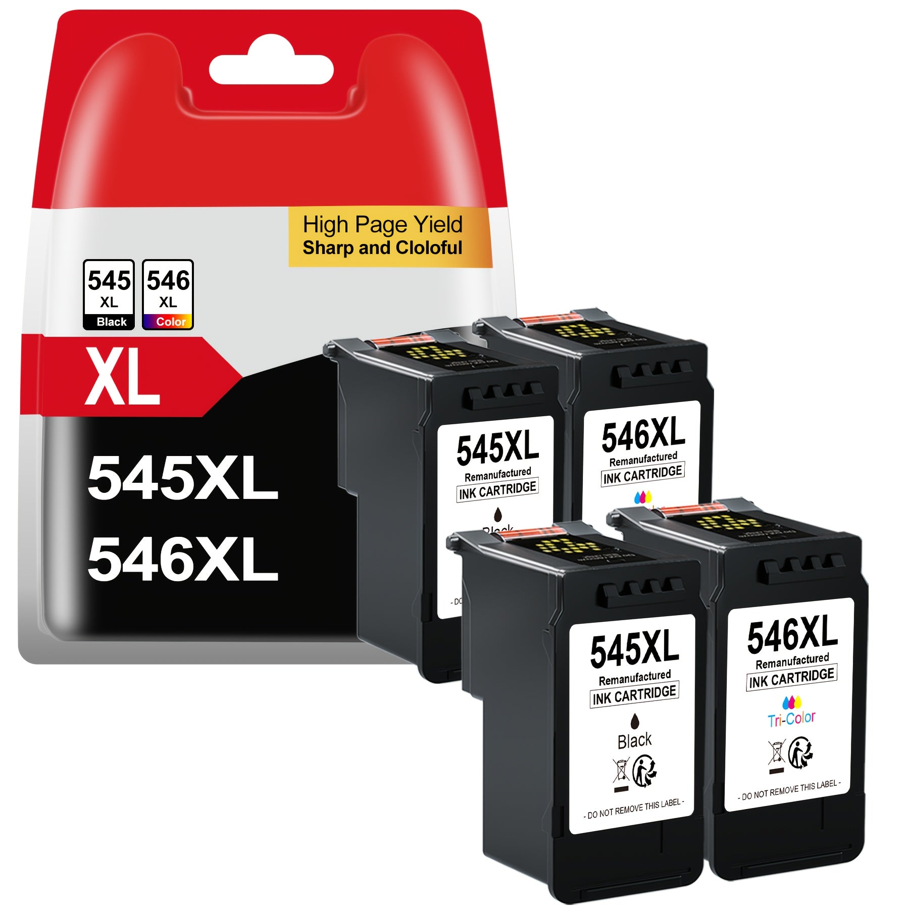 Toner- & Inkjet-Kartuschen, 4er Pack für Alltag und Zuhause – Detailansicht 7