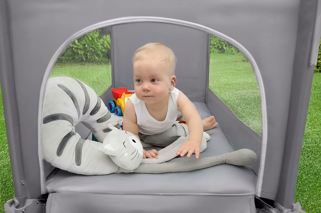 Tourist Cot Honey Bunny, faltbar für Alltag und Zuhause – Detailansicht 15