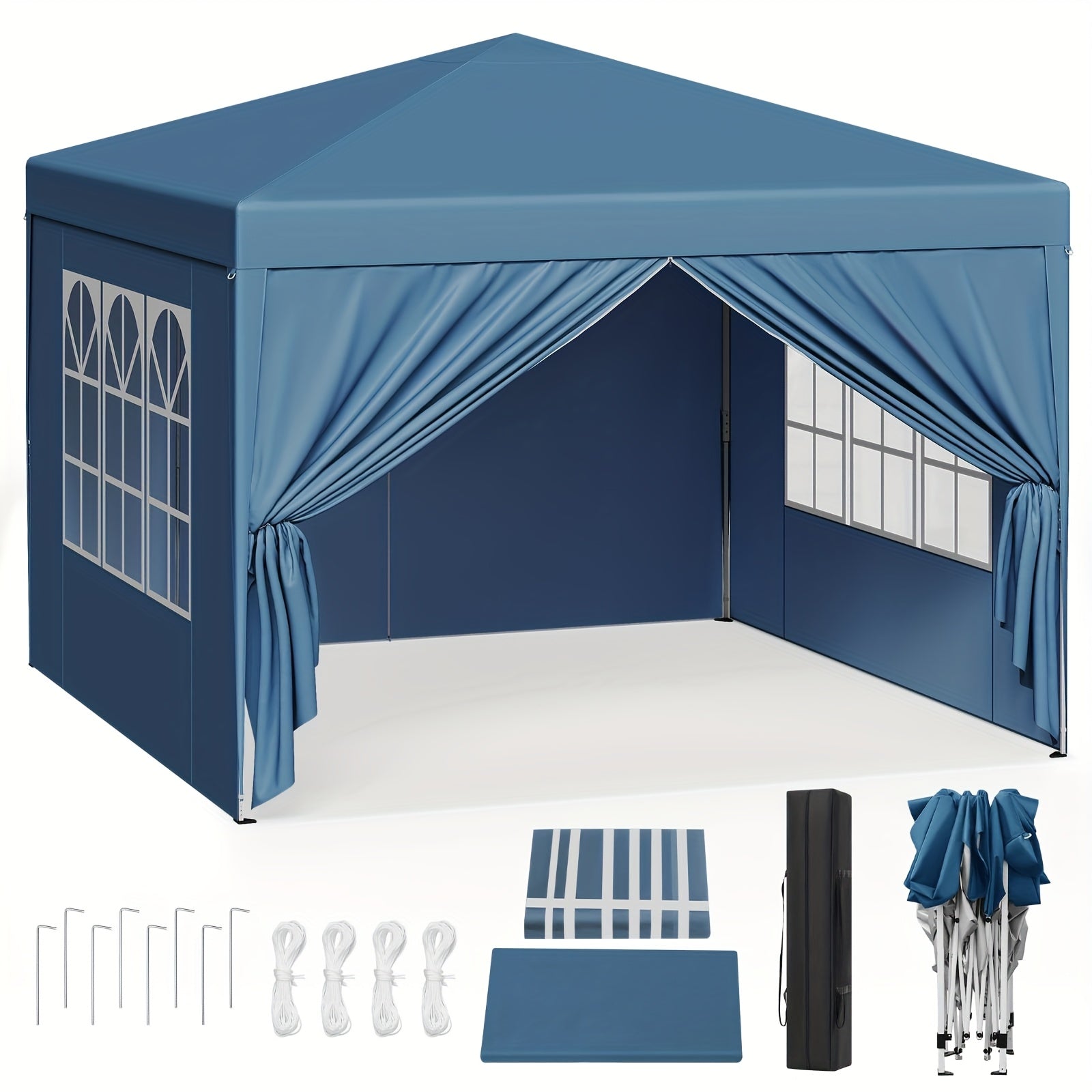 Tragbare Falt-Gazebo, 1 Stk für Garten und Terrasse – Detailansicht 7