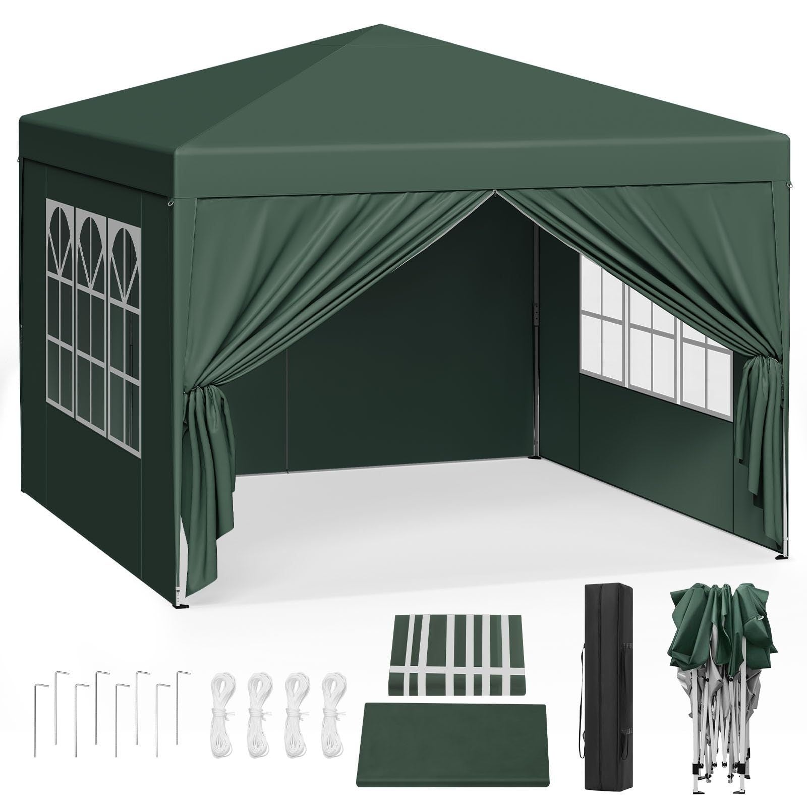 Tragbare Falt-Gazebo, 1 Stk für Garten und Terrasse – Detailansicht 9