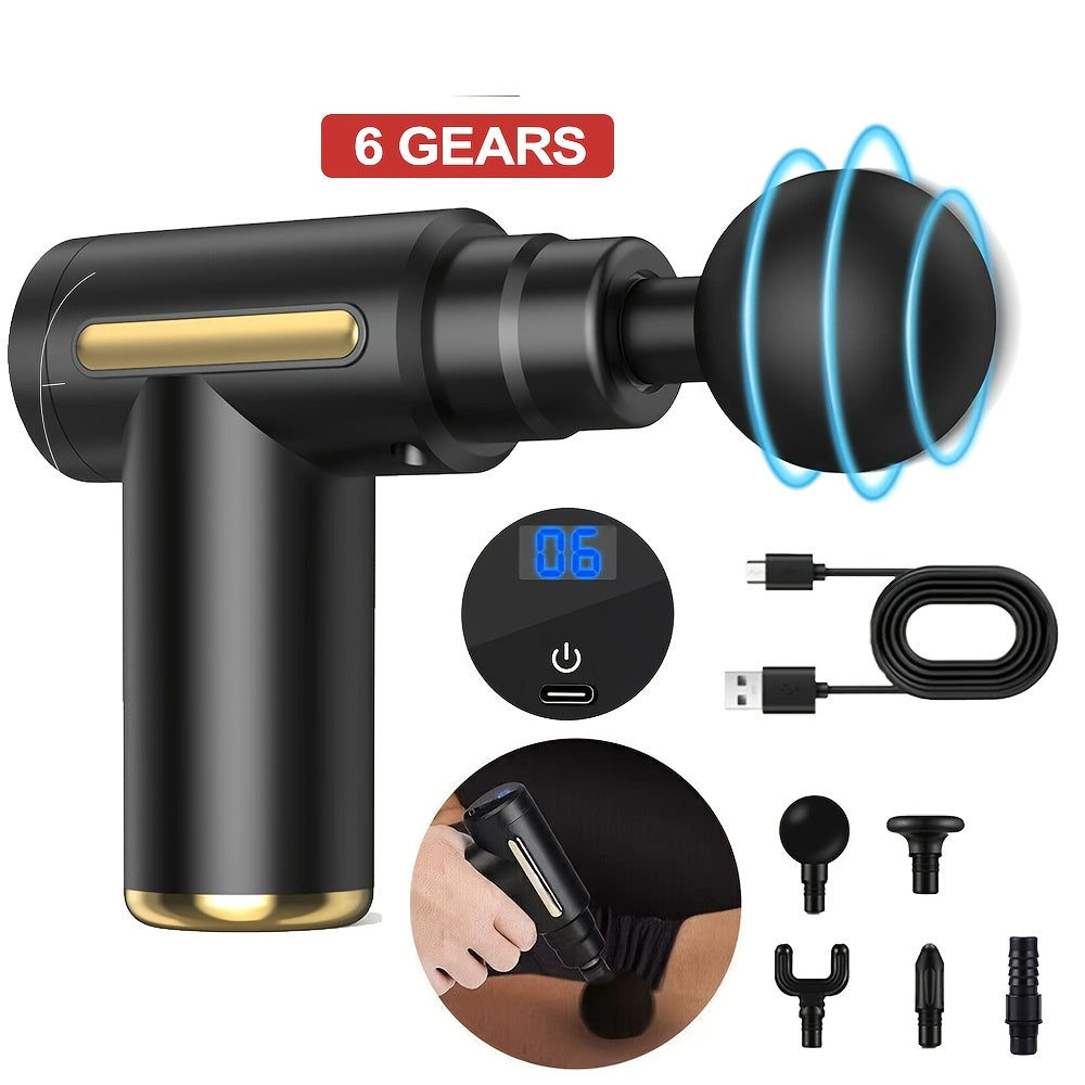 Tragbarer elektrischer Faszien-Massagegerät, 1200mAh für Schlafzimmer und Bett – Hauptansicht