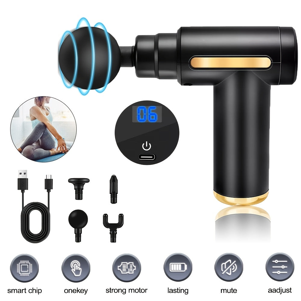 Tragbarer elektrischer Faszien-Massagegerät, 1200mAh für Schlafzimmer und Bett – Detailansicht 2