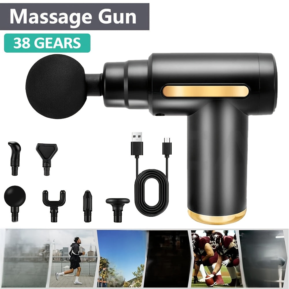 Tragbarer elektrischer Faszien-Massagegerät, 1200mAh für Schlafzimmer und Bett – Detailansicht 4
