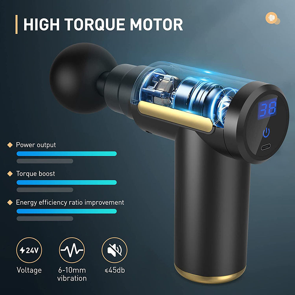 Tragbarer elektrischer Faszien-Massagegerät, 1200mAh für Schlafzimmer und Bett – Detailansicht 14