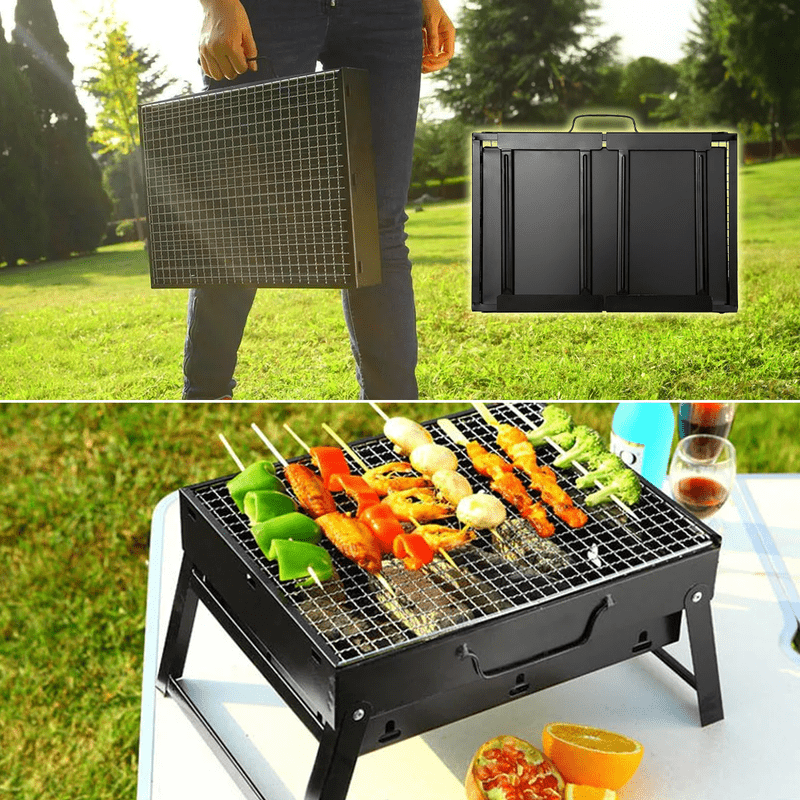 Tragbarer faltbarer Touristengrill, 1.1 für Garten und Terrasse – Detailansicht 3