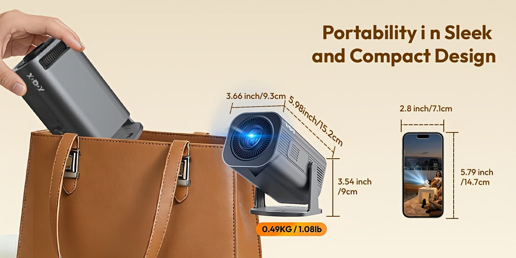 Tragbarer Projektor, Gimbal 3 Pro für Alltag und Zuhause – Detailansicht 18