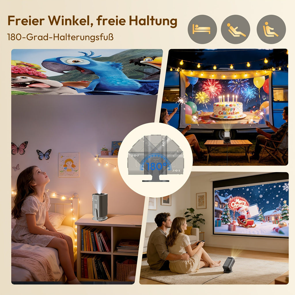 Tragbarer Projektor, Gimbal 3 Pro für Alltag und Zuhause – Detailansicht 22