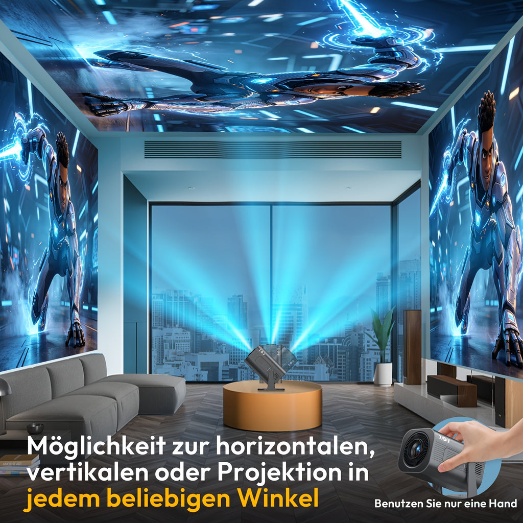 Tragbarer Projektor, Gimbal 3 Pro für Schlafzimmer und Bett – Detailansicht 9
