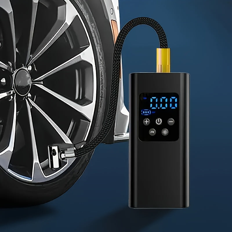 Tragbarer Reifenfüller, Schwarz für Auto – Detailansicht 4