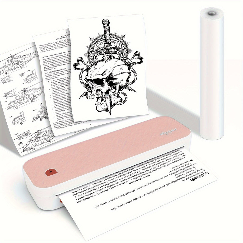 Tragbarer Thermodrucker, 21,59 cm für Reisen und Homeoffice – Detailansicht 17