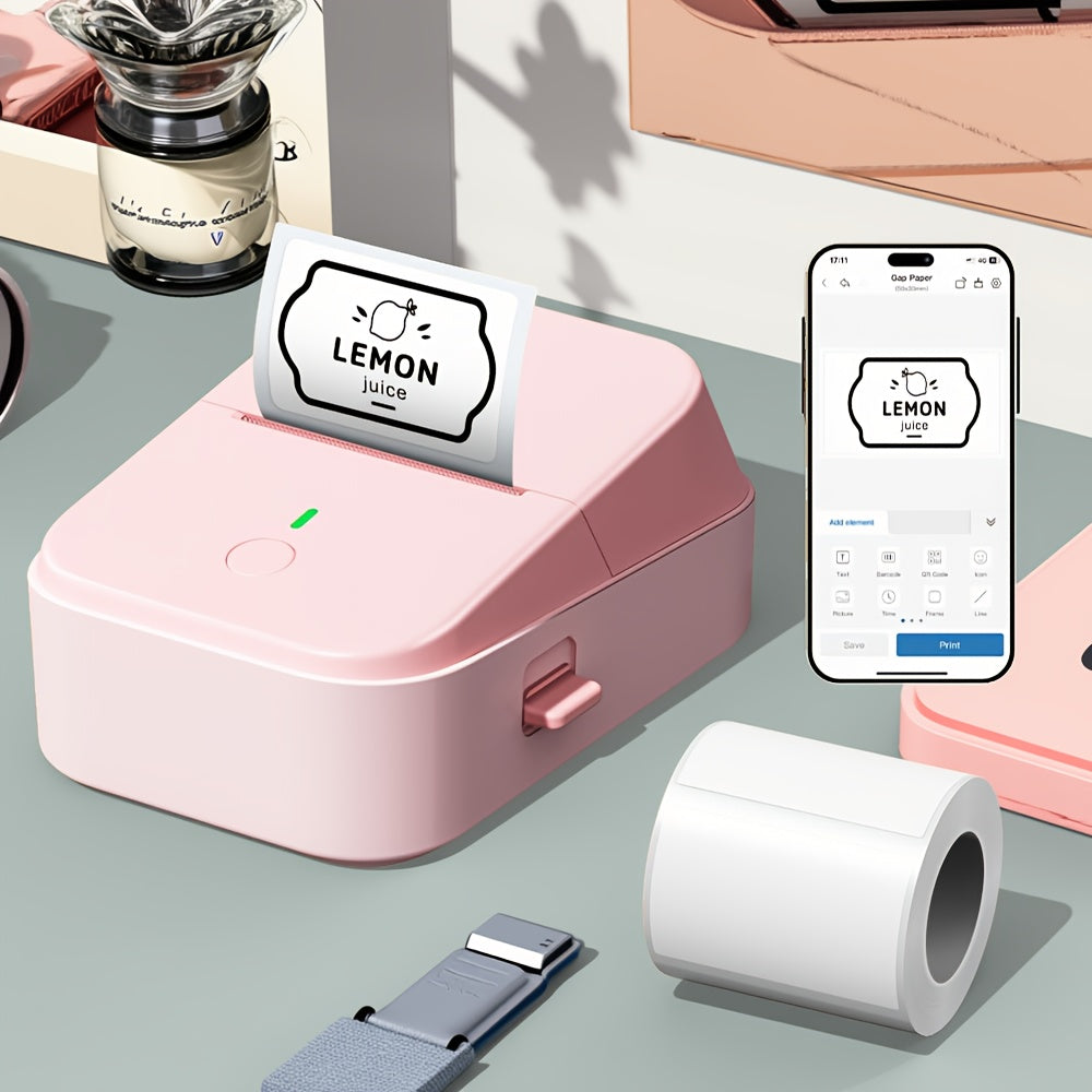 Tragbarer Thermodrucker, Grün für Homeoffice und Reisen – Detailansicht 13