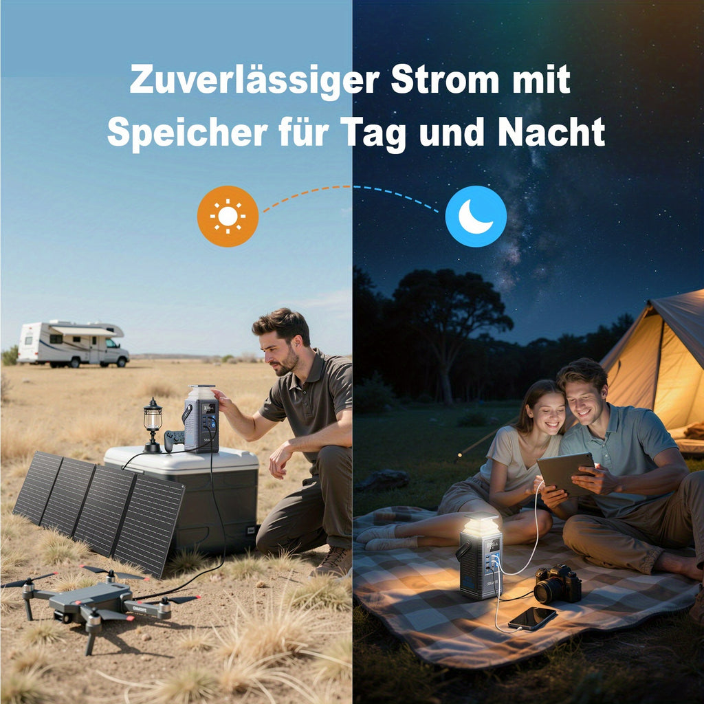 Tragbares Netzteil SBAOH, LED-Beleuchtung für Camping und Reisen – Detailansicht 5