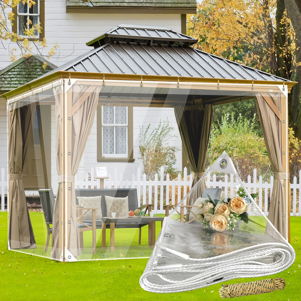 Transparenter, Stark und reißfest für Garten und Terrasse – Detailansicht 6