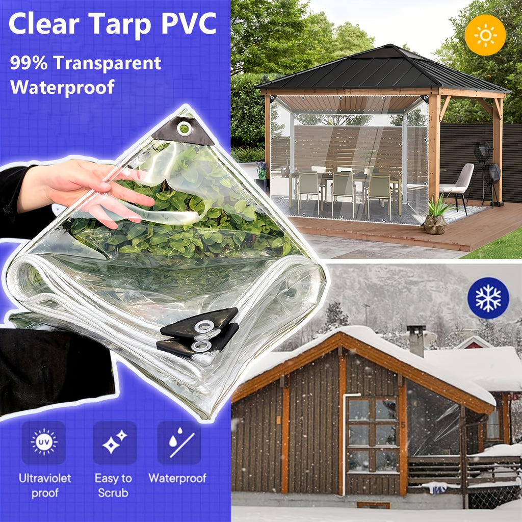 Transparenter, Stark und reißfest für Garten und Terrasse – Detailansicht 7