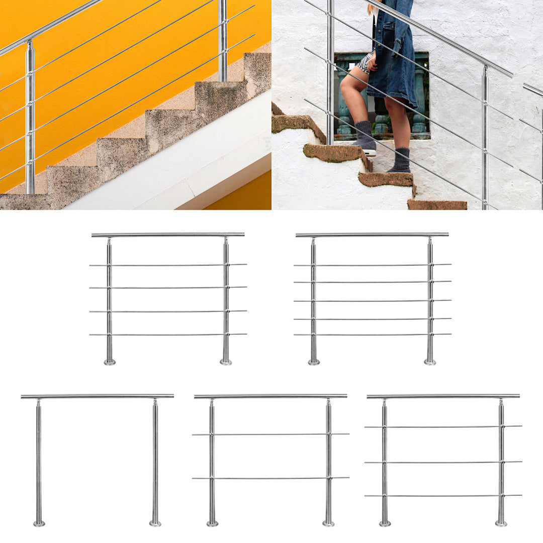 Treppengeländer aus Edelstahl, 0-5 für Garten und Terrasse – Hauptansicht