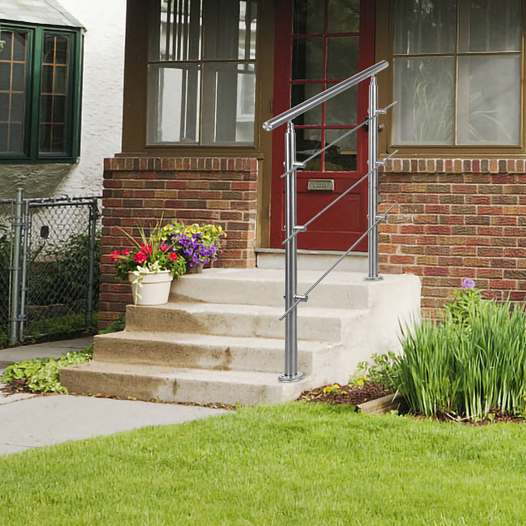 Treppengeländer aus Edelstahl, 0-5 für Garten und Terrasse – Detailansicht 14