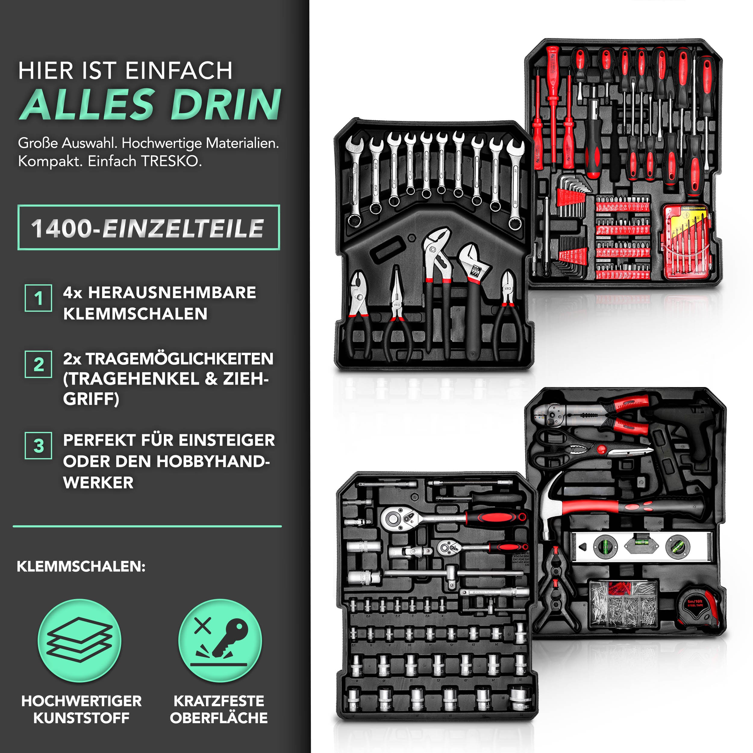 TRESKO®, Schwarz für Alltag und Zuhause – Detailansicht 10