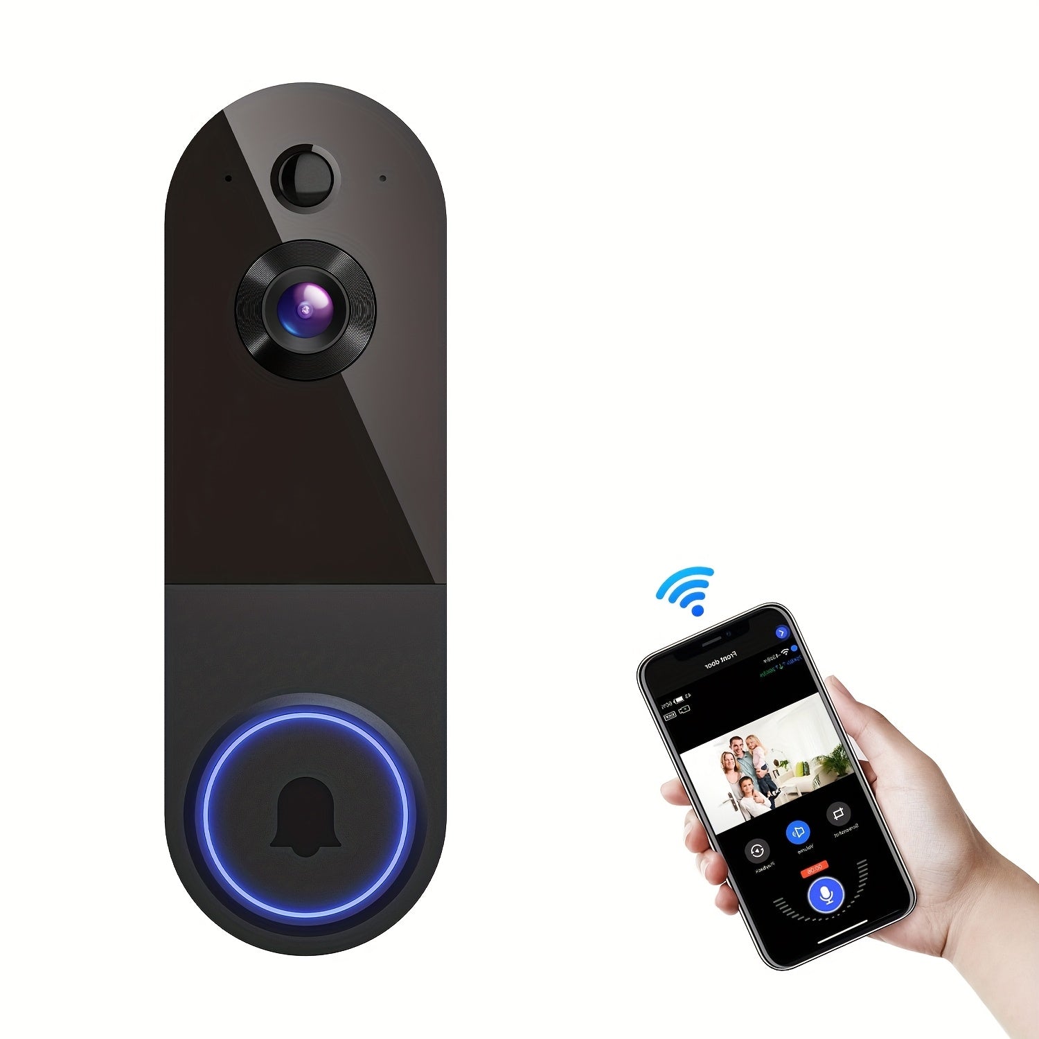 Türklingeln, 2K Smart Wireless Video Türklingel Kamera für Alltag – Hauptansicht
