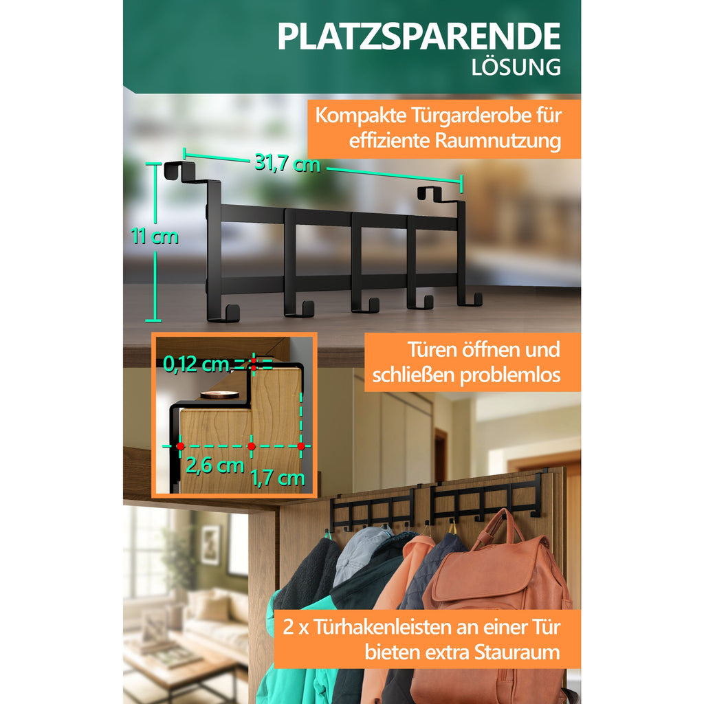 Tusche, Edelstahl für Türrückseite und Alltag – Detailansicht 5