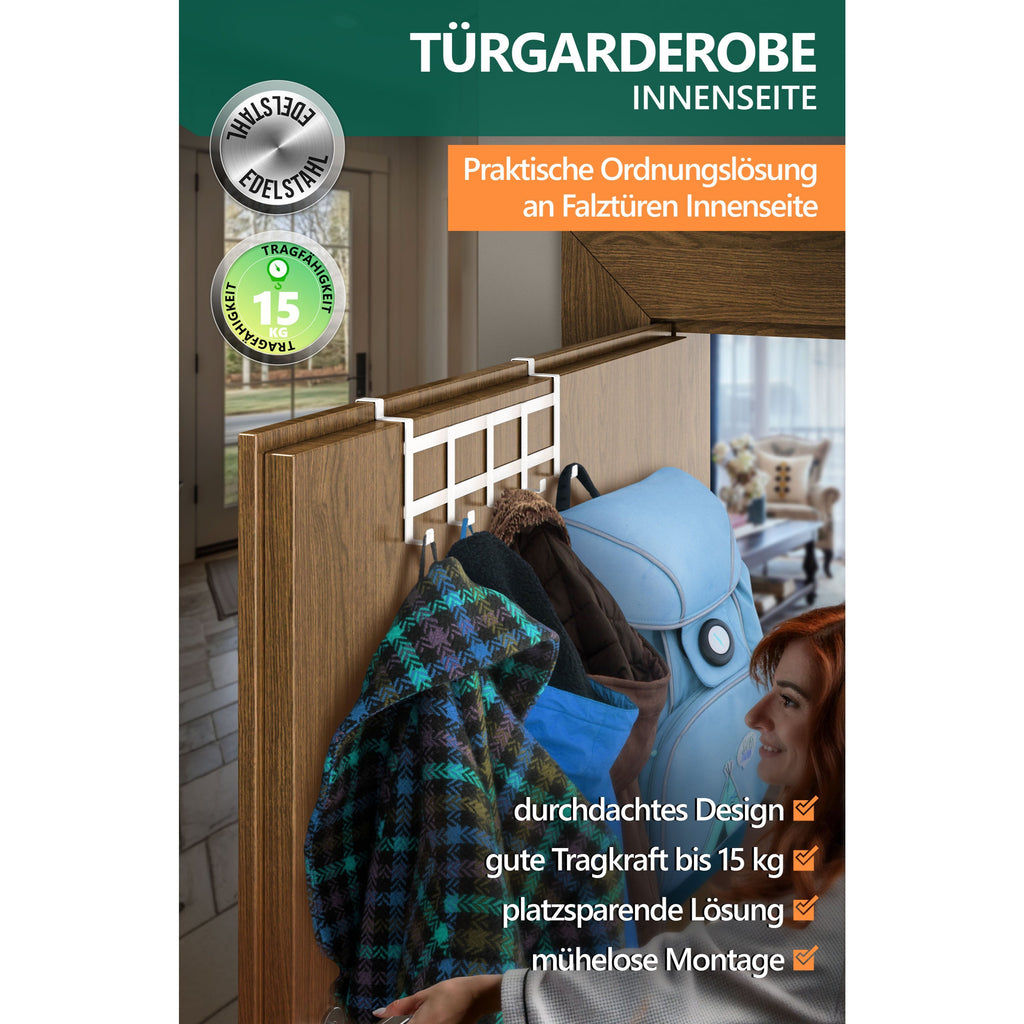 Tusche, Edelstahl für Türrückseite und Alltag – Detailansicht 14
