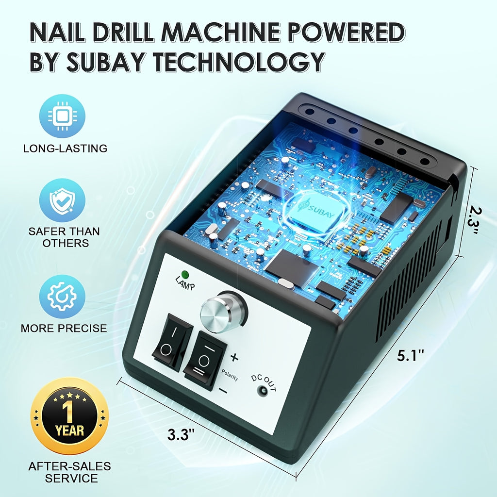 U/min Tragbare Elektrische Nagelfräse, Rosa für Wohnzimmer – Detailansicht 12