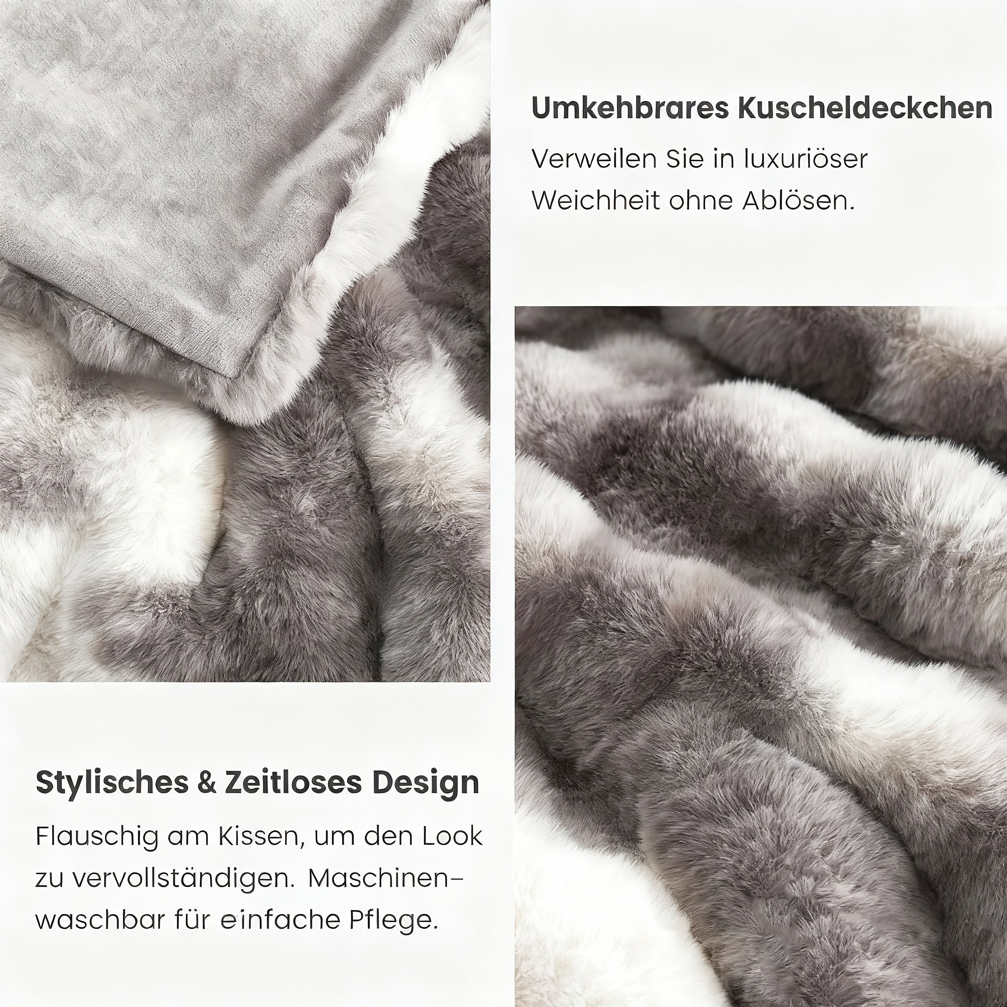 Übergroße Decke, Batikblau für Wohnzimmer und Zuhause – Detailansicht 7