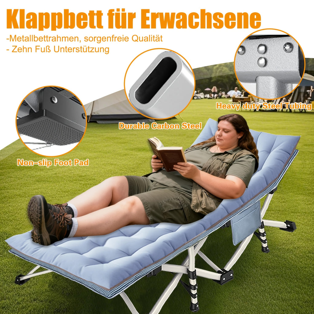 Übergroßes klappbares Campingbett, 400 kg für Schlafzimmer und Bett – Detailansicht 8