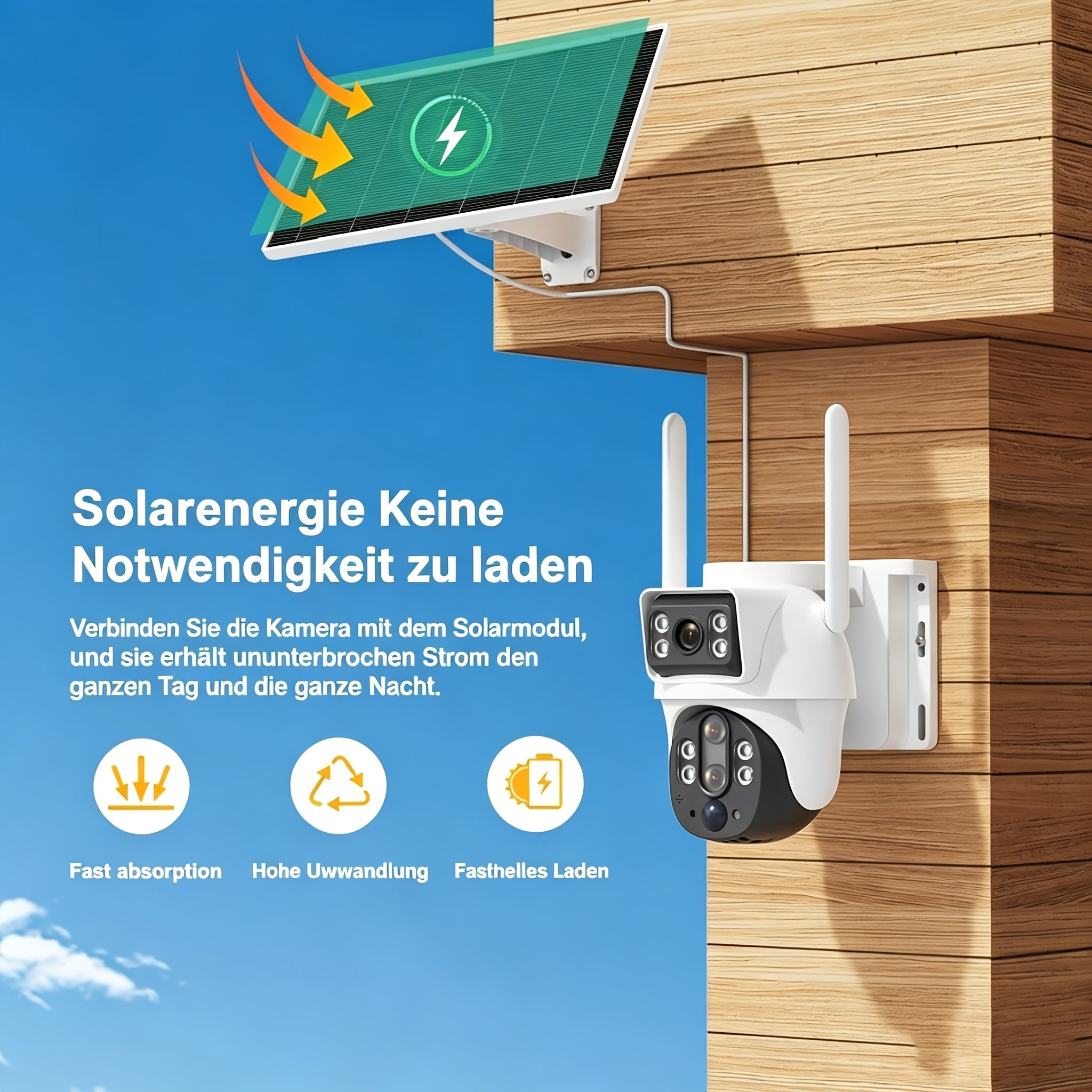 Überwachungskamera, 2.4G für Zuhause und unterwegs – Detailansicht 7