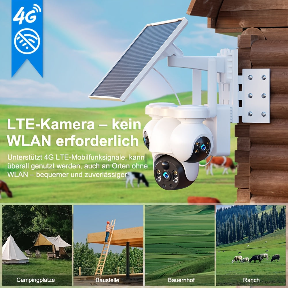 Überwachungskamera, 360° drehbar für Zuhause und Alltag – Detailansicht 3