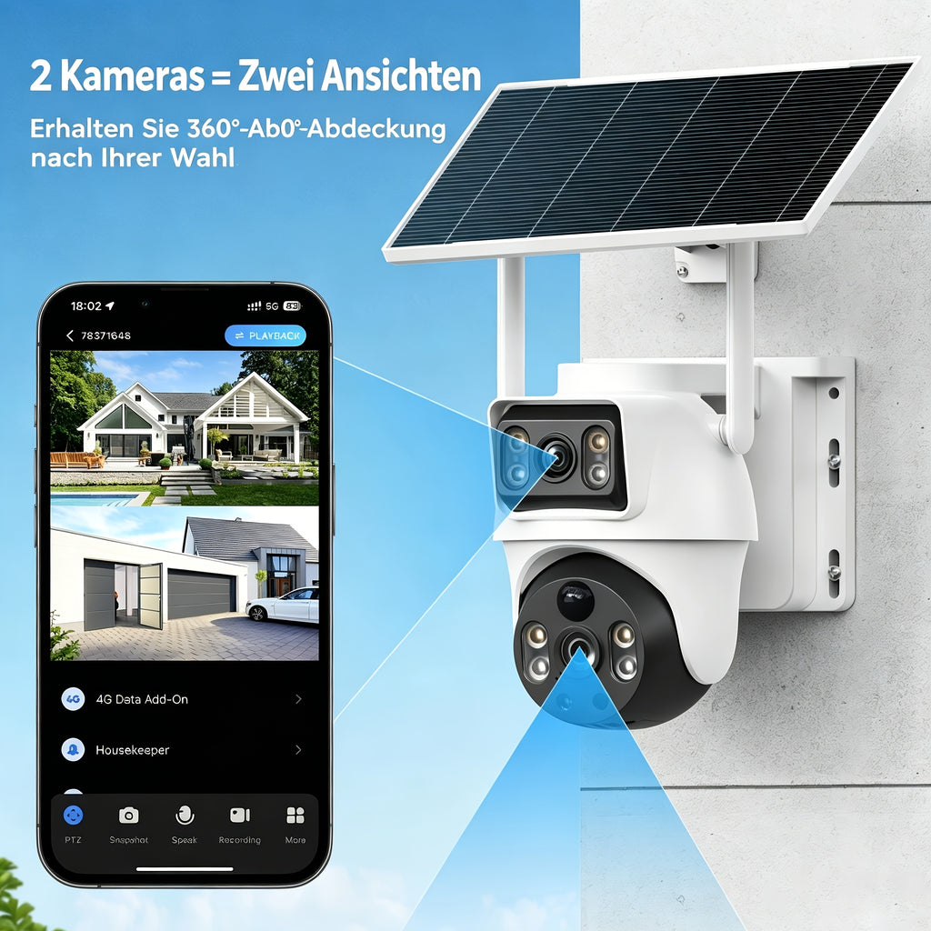 Überwachungskamera, 4 GHz WiFi für Zuhause und Alltag – Detailansicht 9