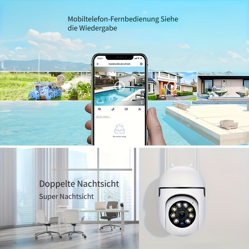 Überwachungskamera, 4 GHz WLAN für Zuhause und unterwegs – Detailansicht 8