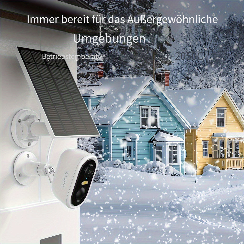 Überwachungskamera, 4 Stück LaxiHub FHD Drahtlose Sicherheitskamera für Zuhause und Haustiere – Hauptansicht