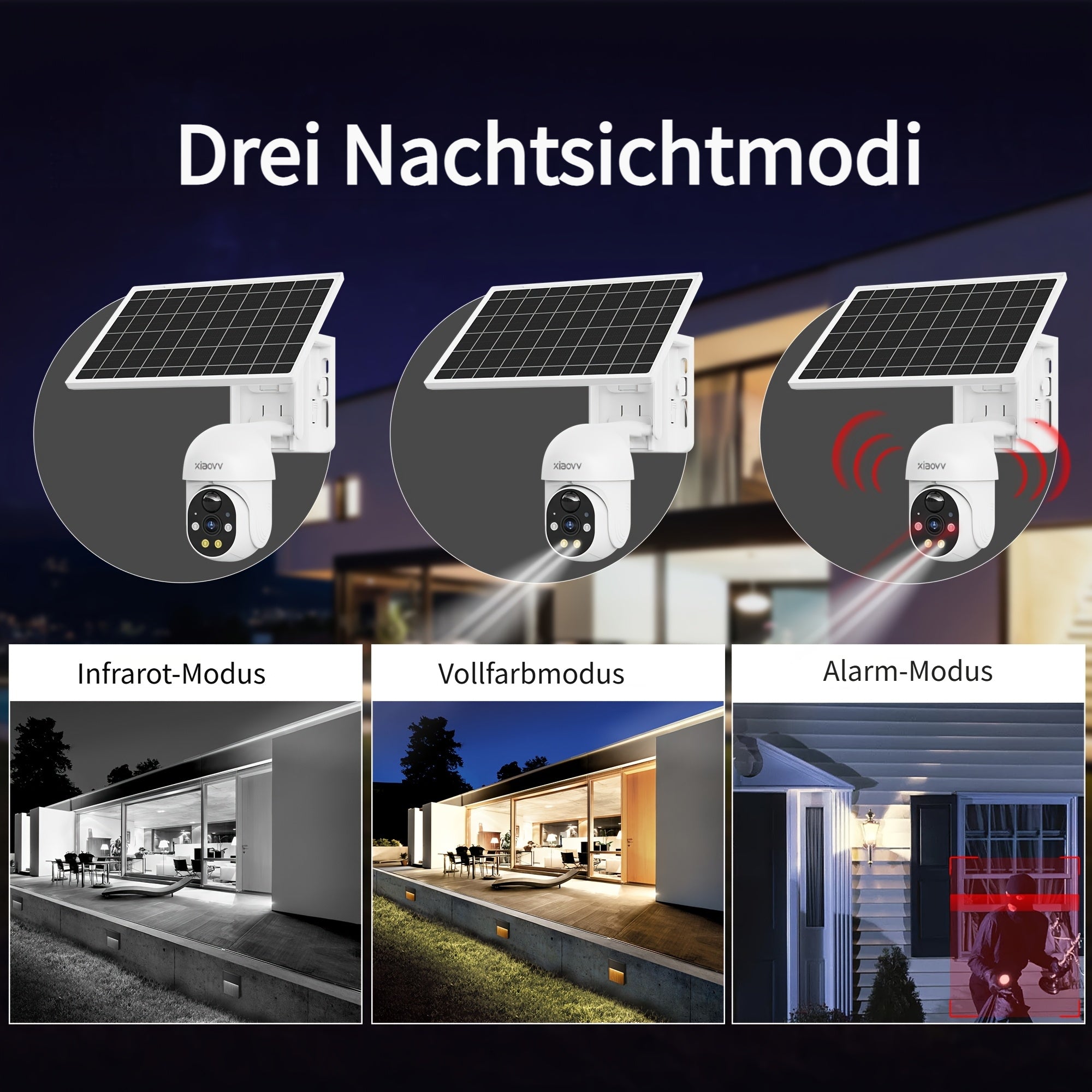 Überwachungskamera, 4Mp für Zuhause und Hof – Hauptansicht