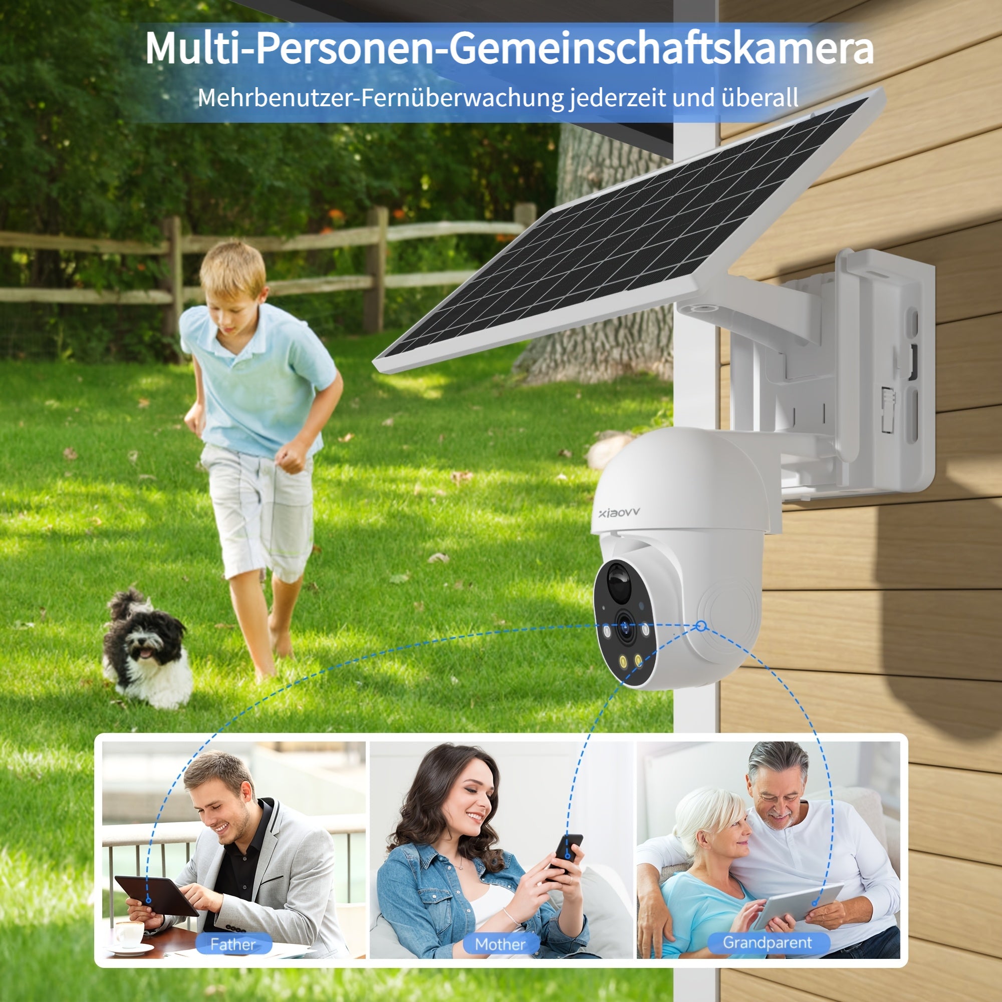 Überwachungskamera, 4Mp für Zuhause und Hof – Detailansicht 4