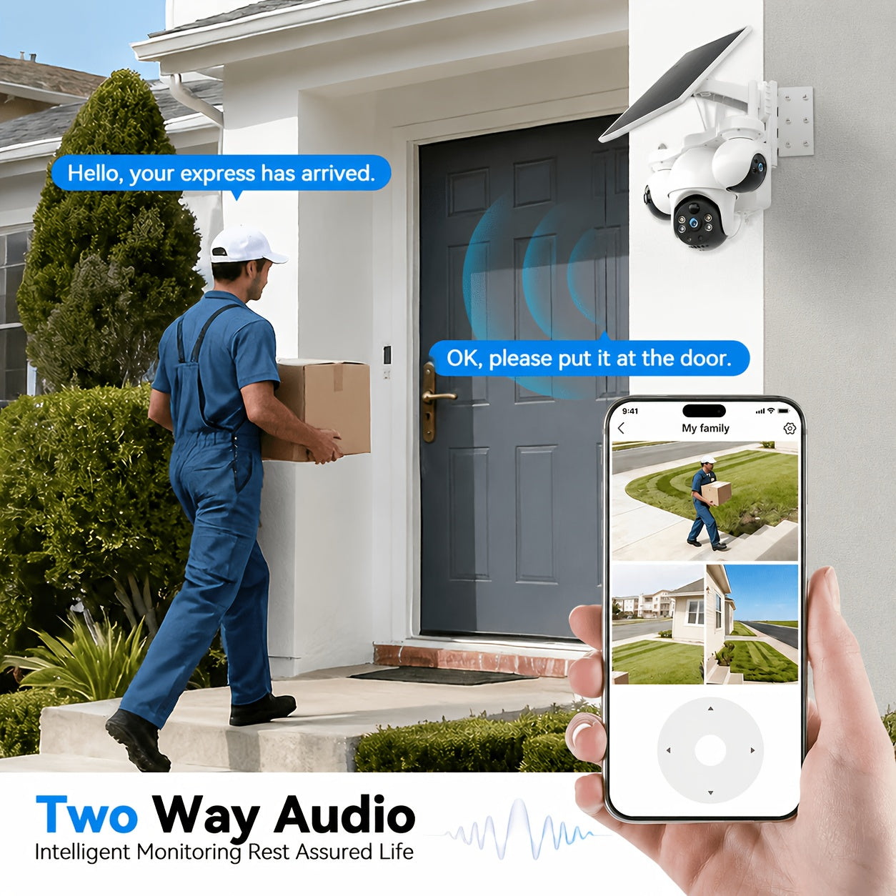 Überwachungskamera, PTZ 360° Pan/Tilt-Rotation für unterwegs und Zuhause – Detailansicht 12