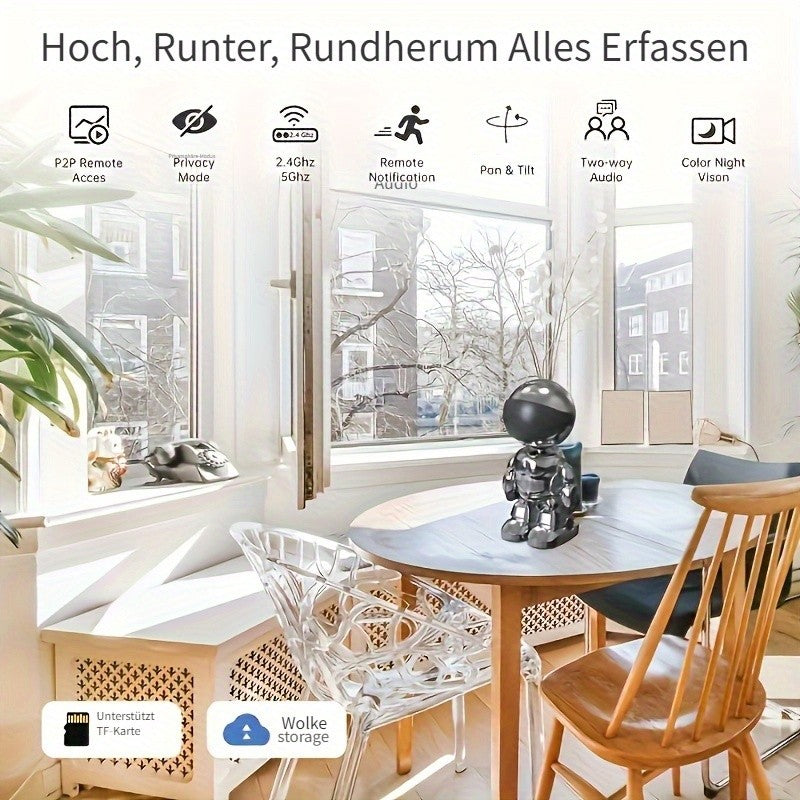 Überwachungskamera, Weiß für Zuhause – Detailansicht 15