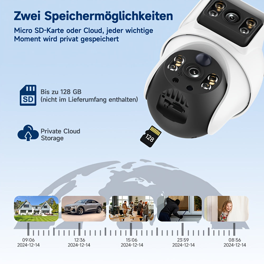 Überwachungskamera, WiFi-Solarkamera für Zuhause – Detailansicht 2