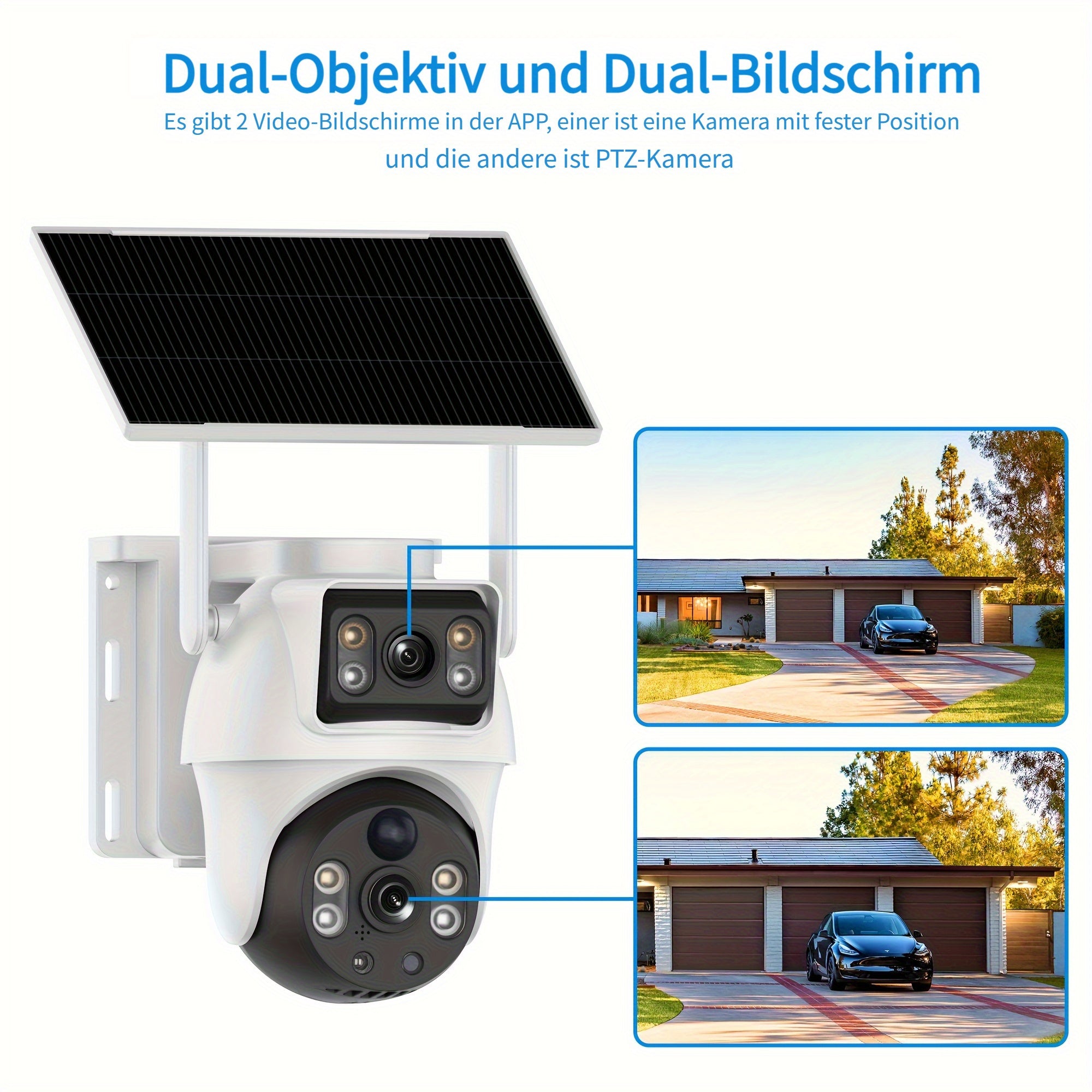 Überwachungskamera, WiFi-Solarkamera für Zuhause – Detailansicht 6