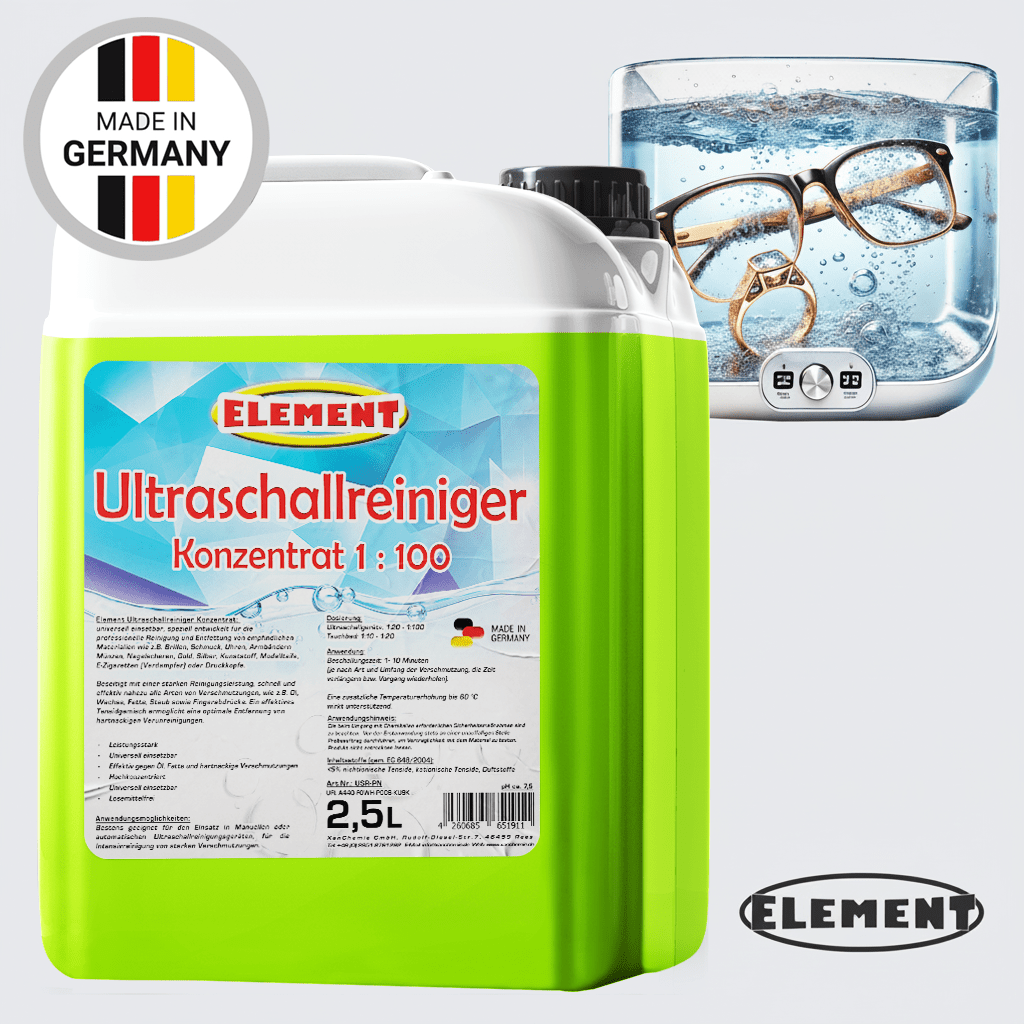 Ultraschallreiniger I Konzentrat, 2,5 Liter für Badezimmer und Haushalt – Hauptansicht
