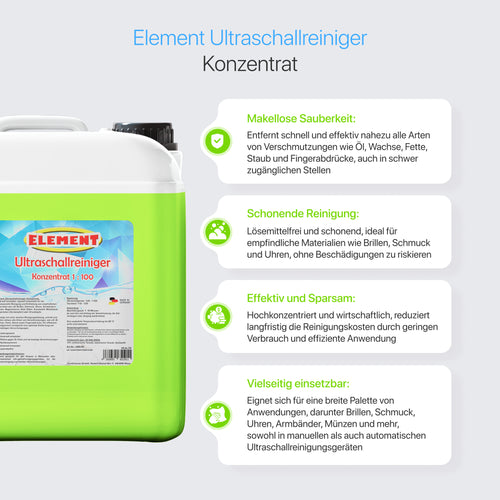 Ultraschallreiniger I Konzentrat, 2,5 Liter für Badezimmer und Haushalt – Detailansicht 2