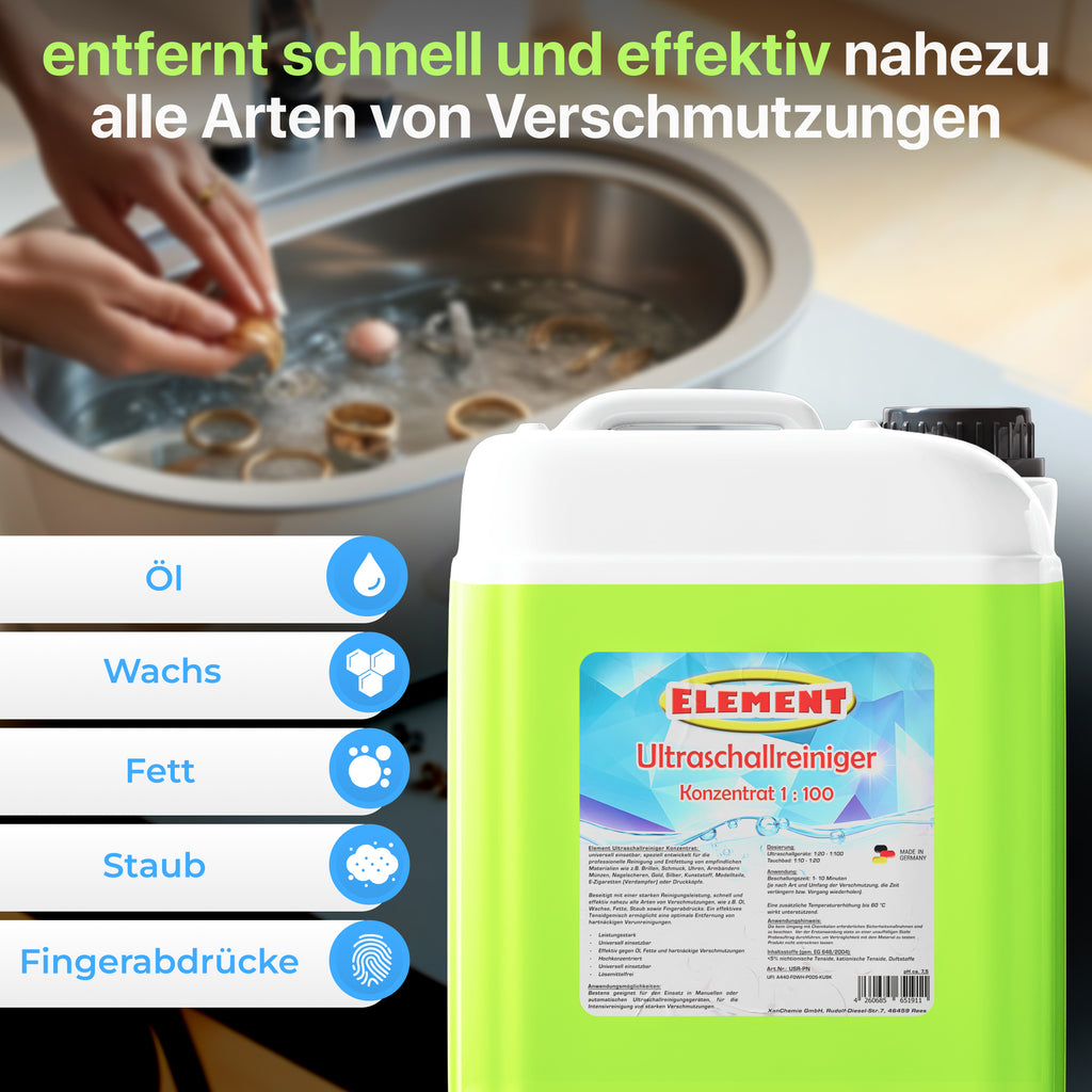 Ultraschallreiniger I Konzentrat, 2,5 Liter für Badezimmer und Haushalt – Detailansicht 4
