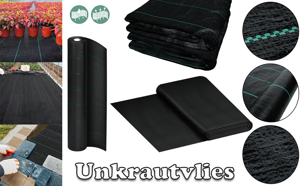 Unkrautbekämpfungsgewebe, 100 G für Garten und Terrasse – Detailansicht 6