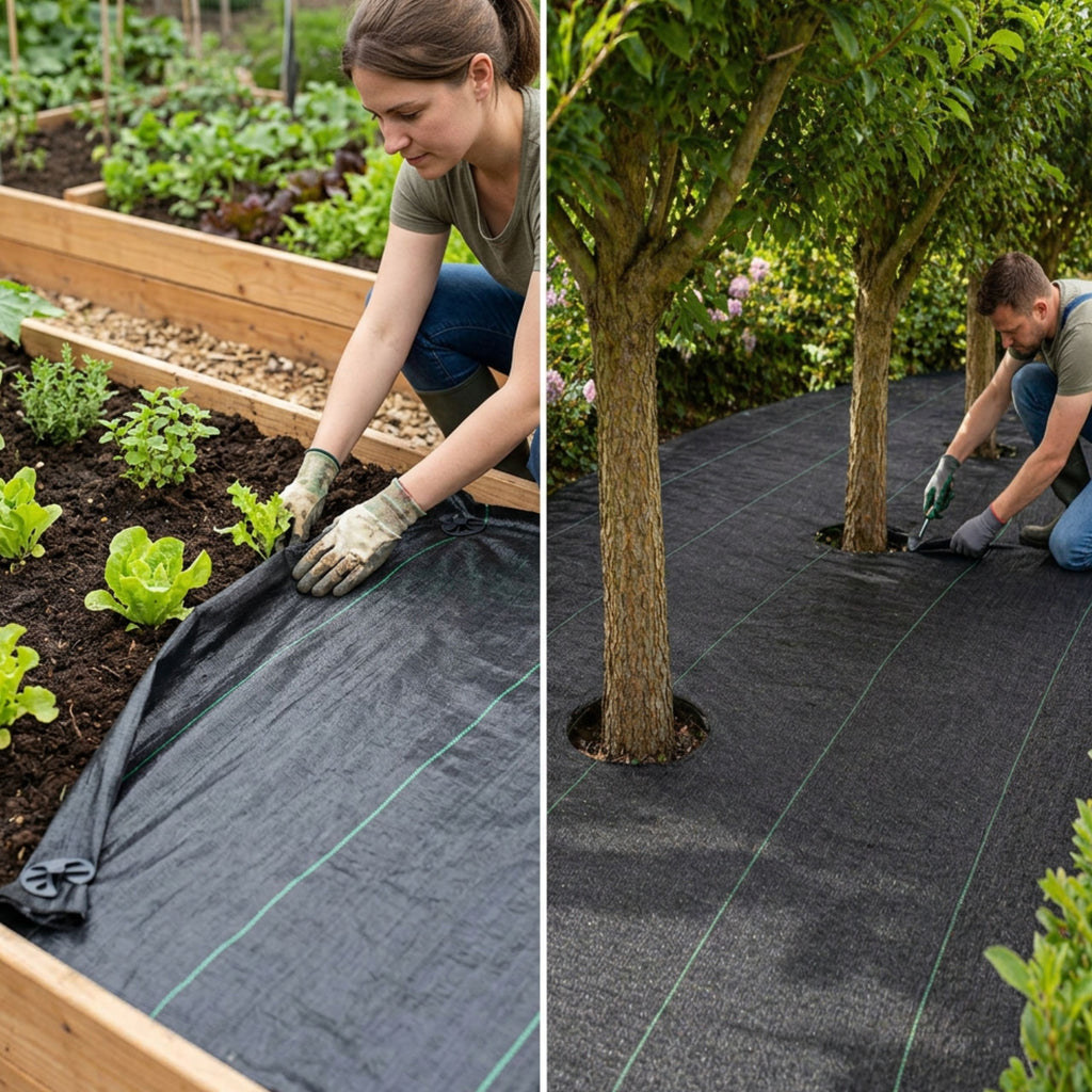 Unkrautvlies, 1 x 15 METER für Garten und Terrasse – Detailansicht 5