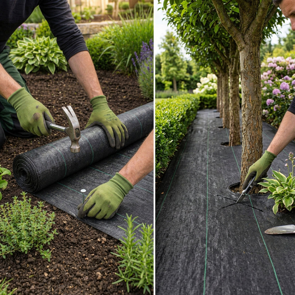 Unkrautvlies, 1 x 15 METER für Garten und Terrasse – Detailansicht 6