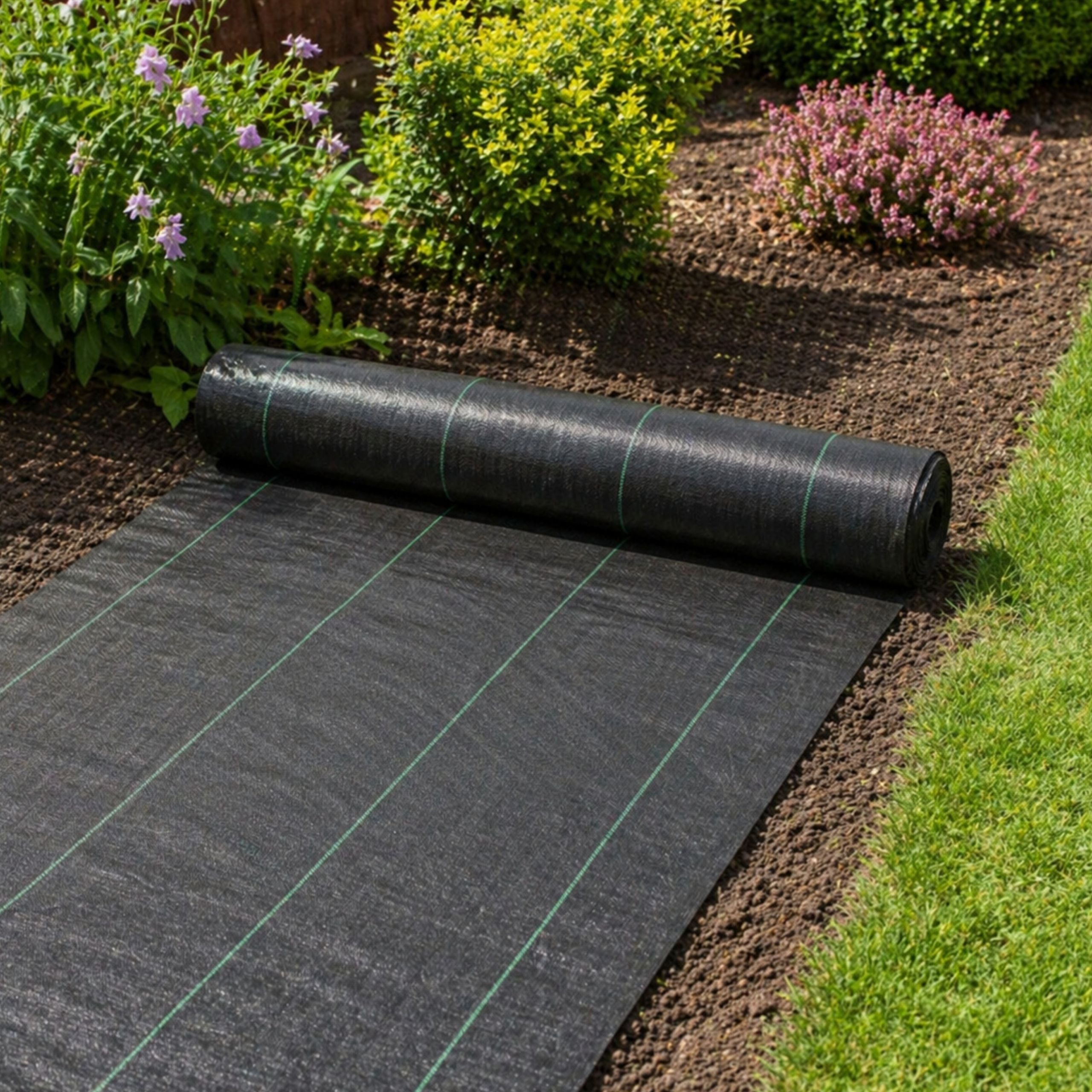 Unkrautvlies, 1 x 15 METER für Garten und Terrasse – Detailansicht 8