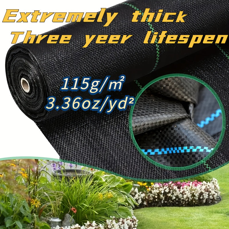 Unkrautvlies, 115 g für Garten und Terrasse – Detailansicht 2
