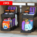Unterschrank-Organizer und Aufbewahrung, 2er-Pack für Küche und Essbereich – Hauptansicht
