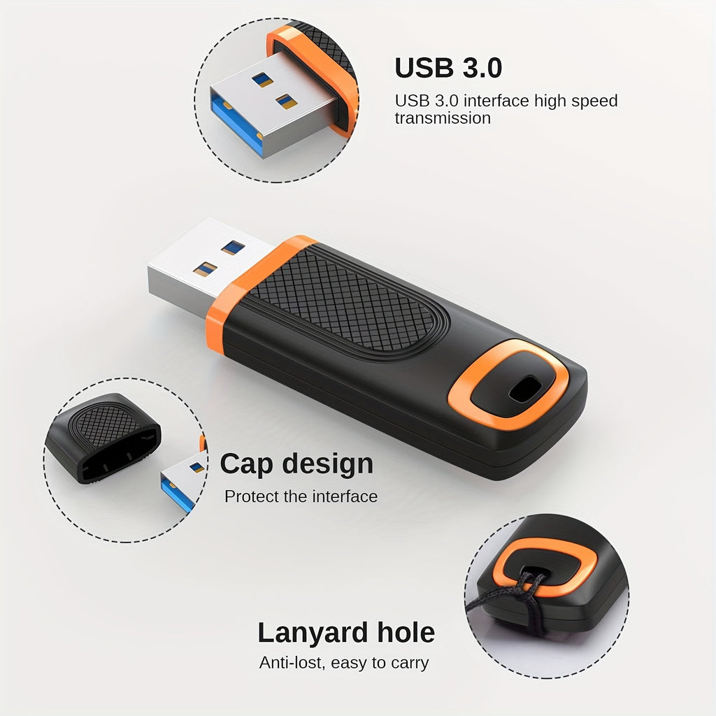 USB-C-Speicherstick, LED-Beleuchtung für PC Laptop Sicherungsspeicher Daten und Alltag – Detailansicht 4